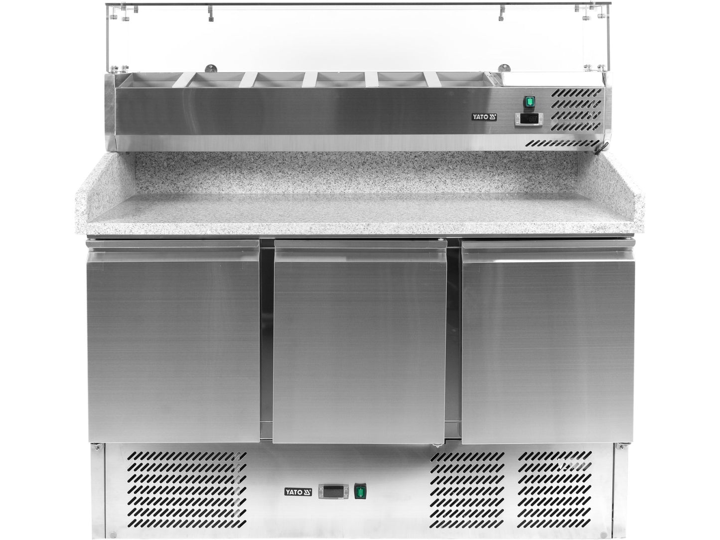 MASĂ RECE PIZZA, 368L ȘI EXTENSIE 6XGN1