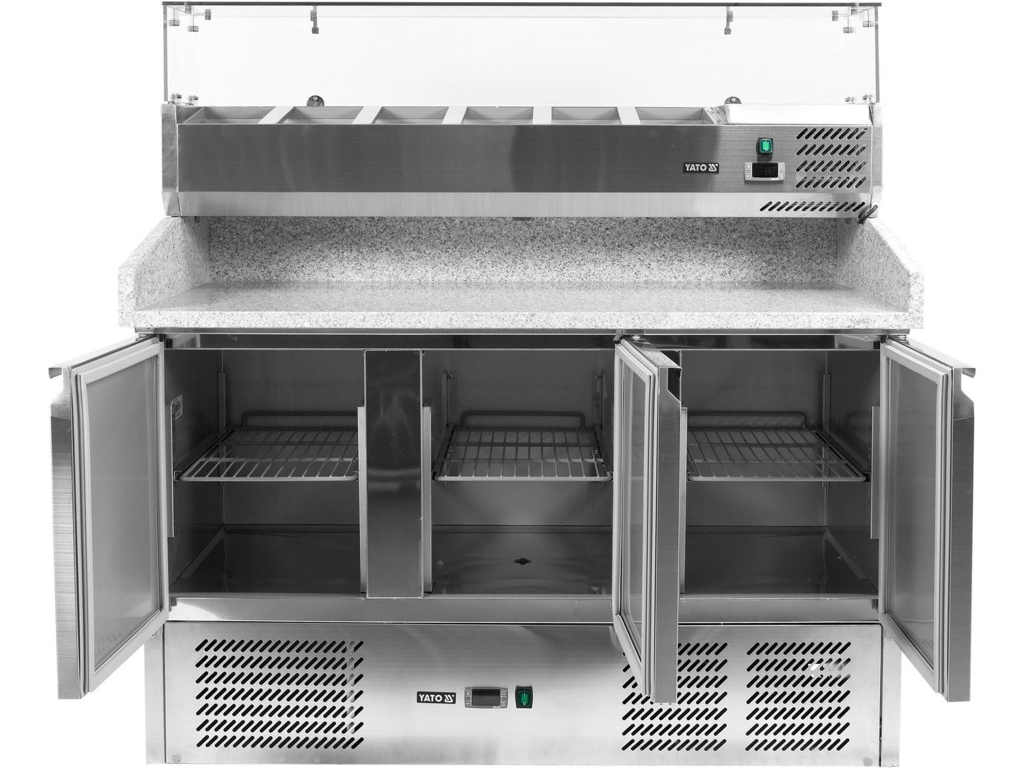 MASĂ RECE PIZZA, 368L ȘI EXTENSIE 6XGN1