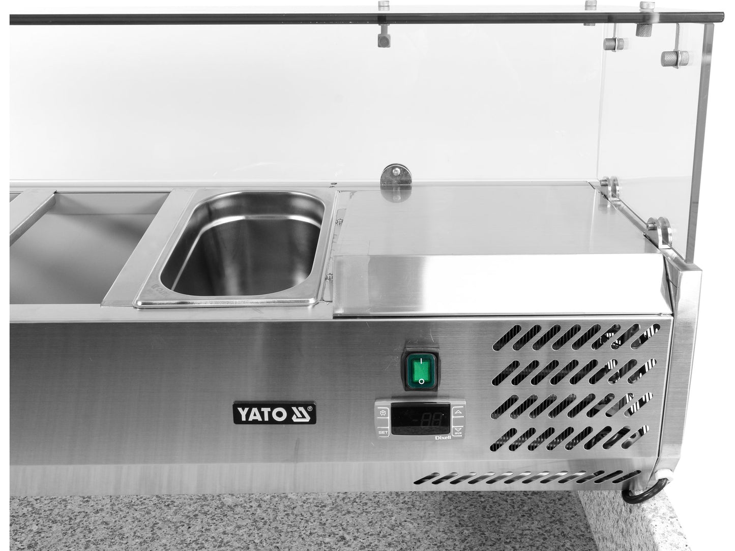 MASĂ RECE PIZZA, 368L ȘI EXTENSIE 6XGN1