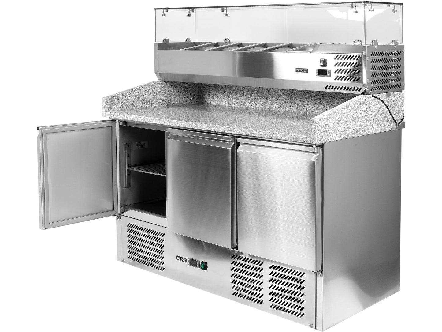 MASĂ RECE PIZZA, 368L ȘI EXTENSIE 6XGN1