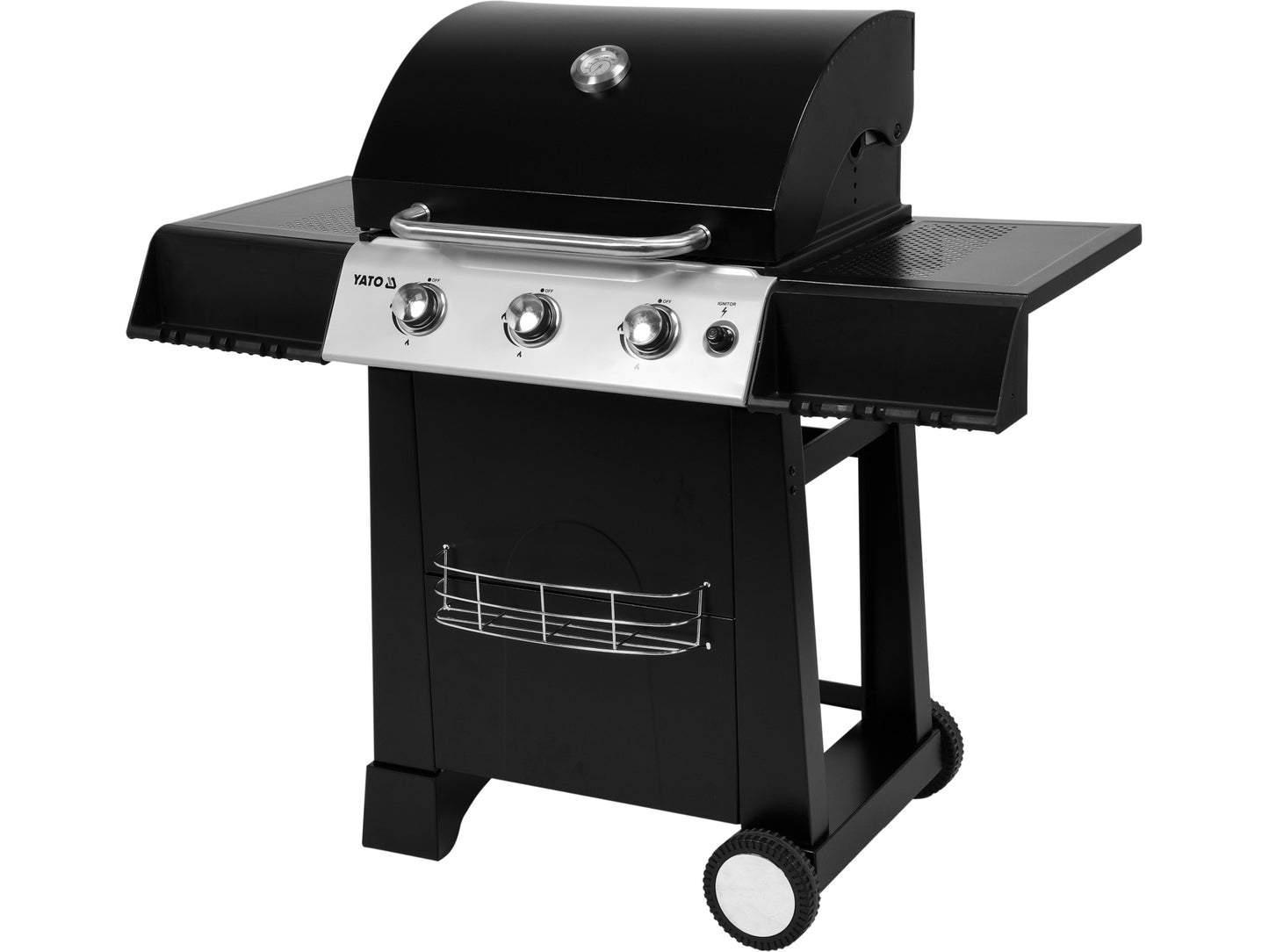 GRĂTAR PE GAZ, 3 ARZATOARE, 9KW