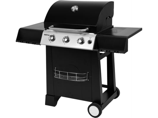 GRĂTAR PE GAZ, 3 ARZATOARE, 9KW