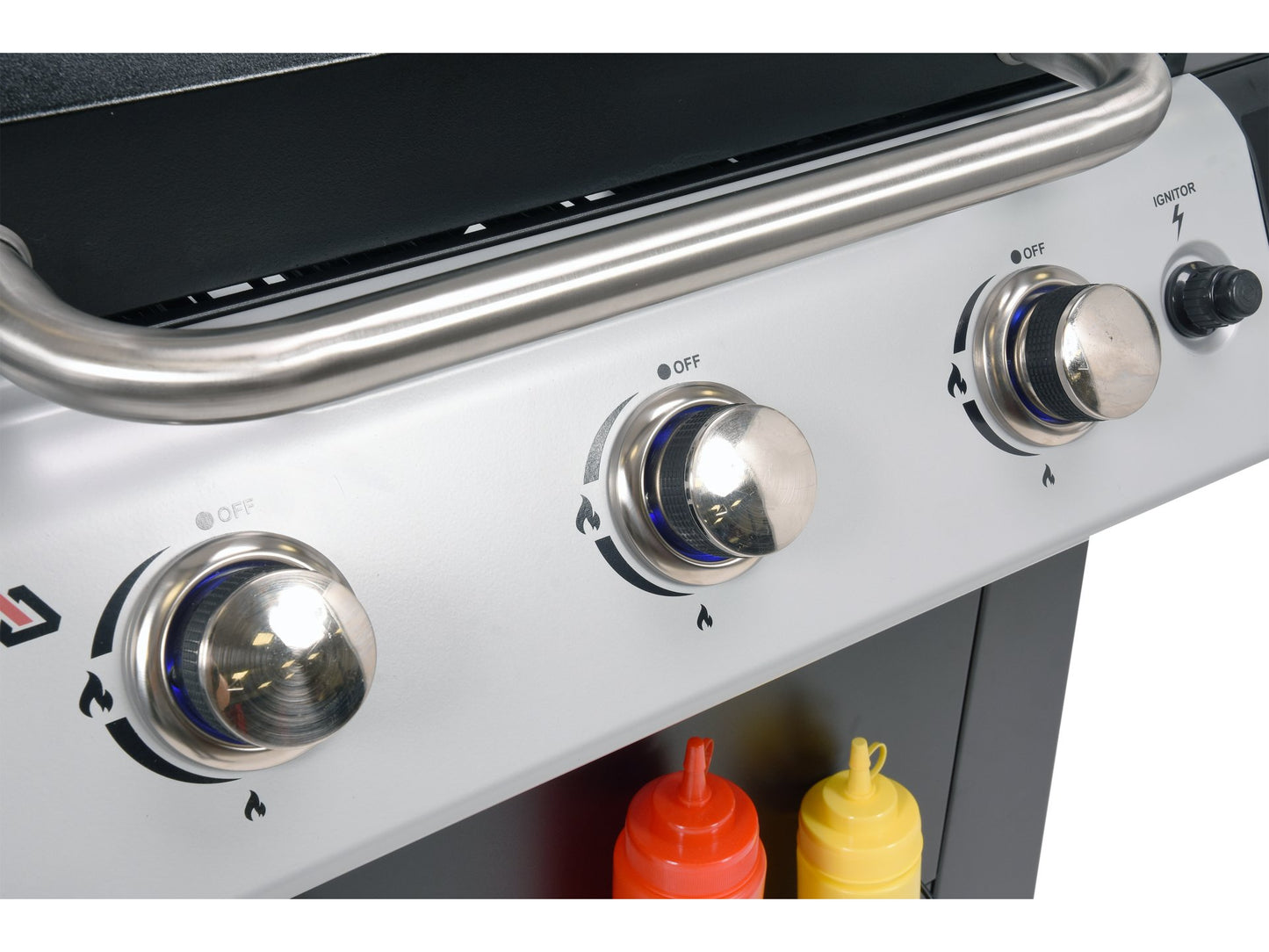 GRĂTAR PE GAZ, 3 ARZATOARE, 9KW