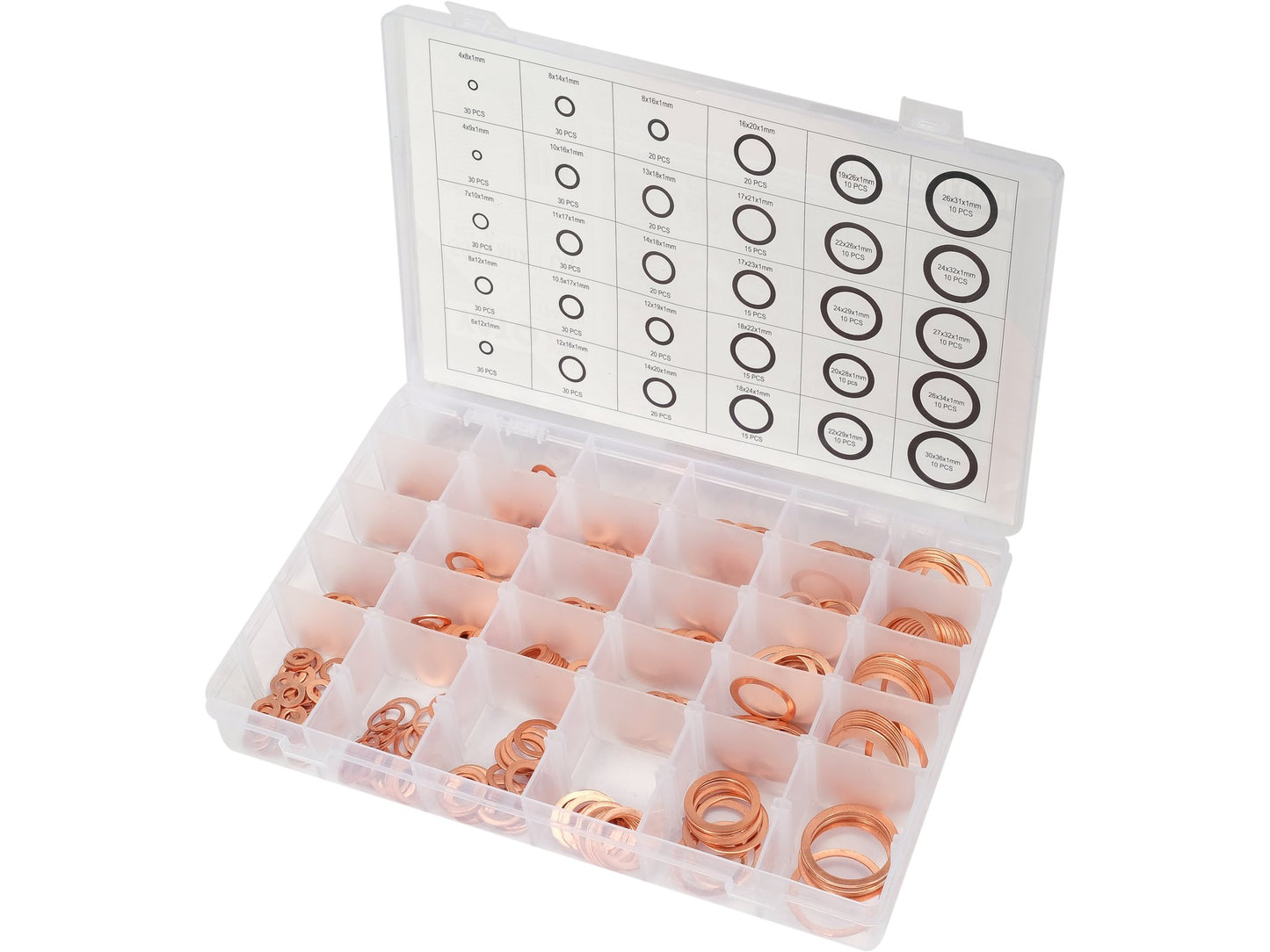 SET 580 BUC ȘAIBE DE CUPRU