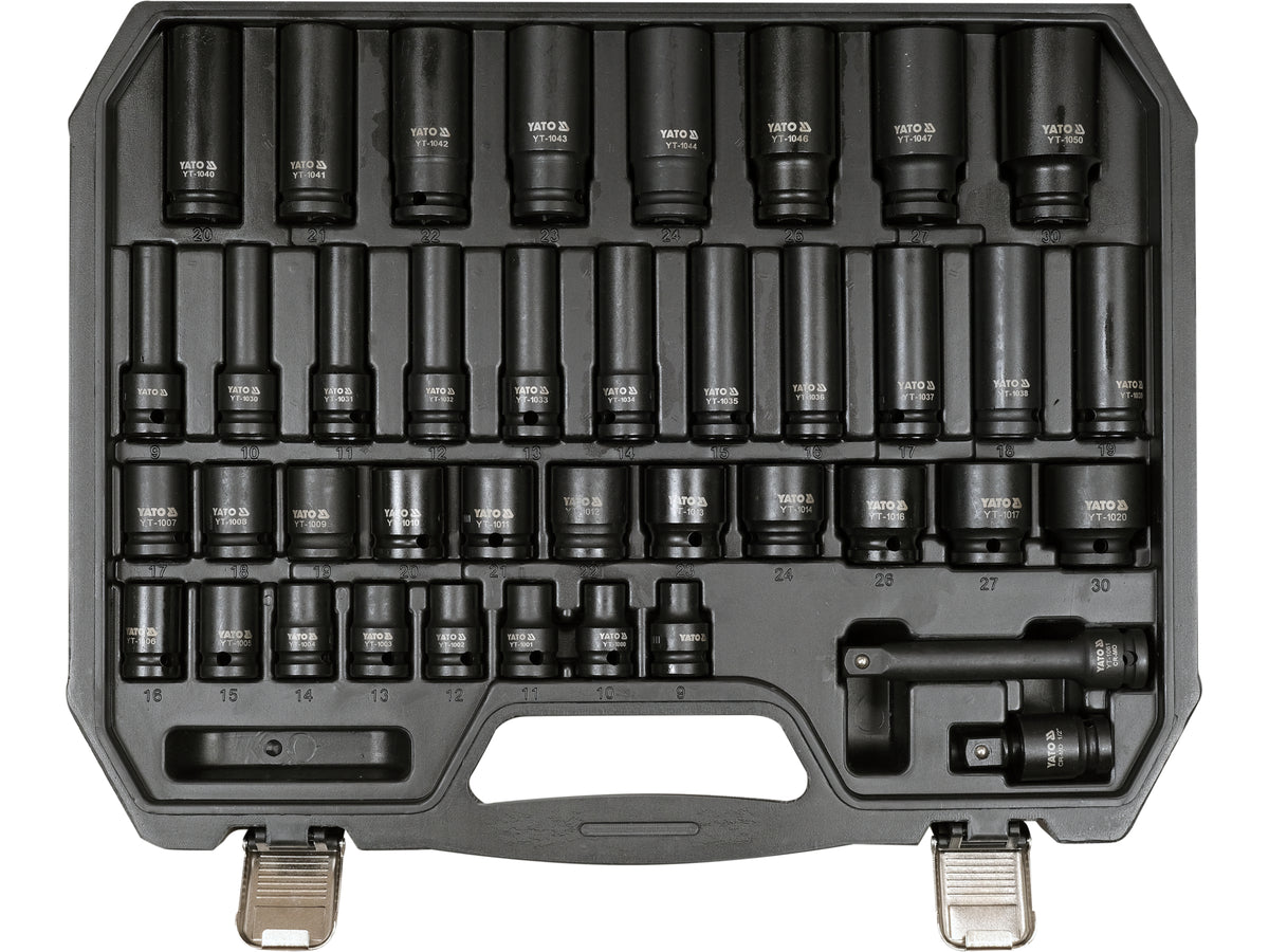 SET CHEI TUBULARE DE IMPACT 1/2'', 40 PIESE