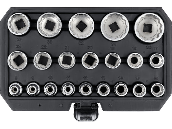 SET TUBULARE BIHEXAGONALE 1/2"