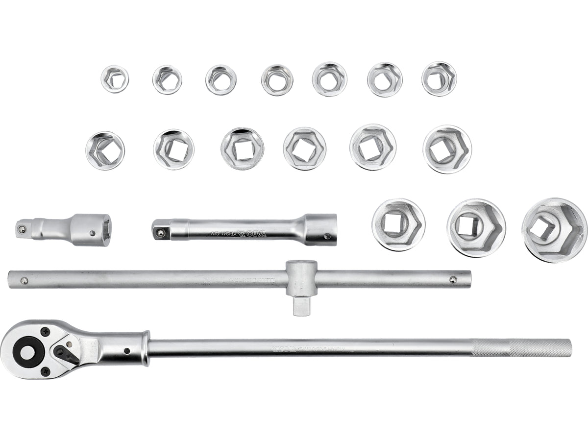 SET CHEI TUBULARE HEXAGONALE 3/4'', 21 BUC