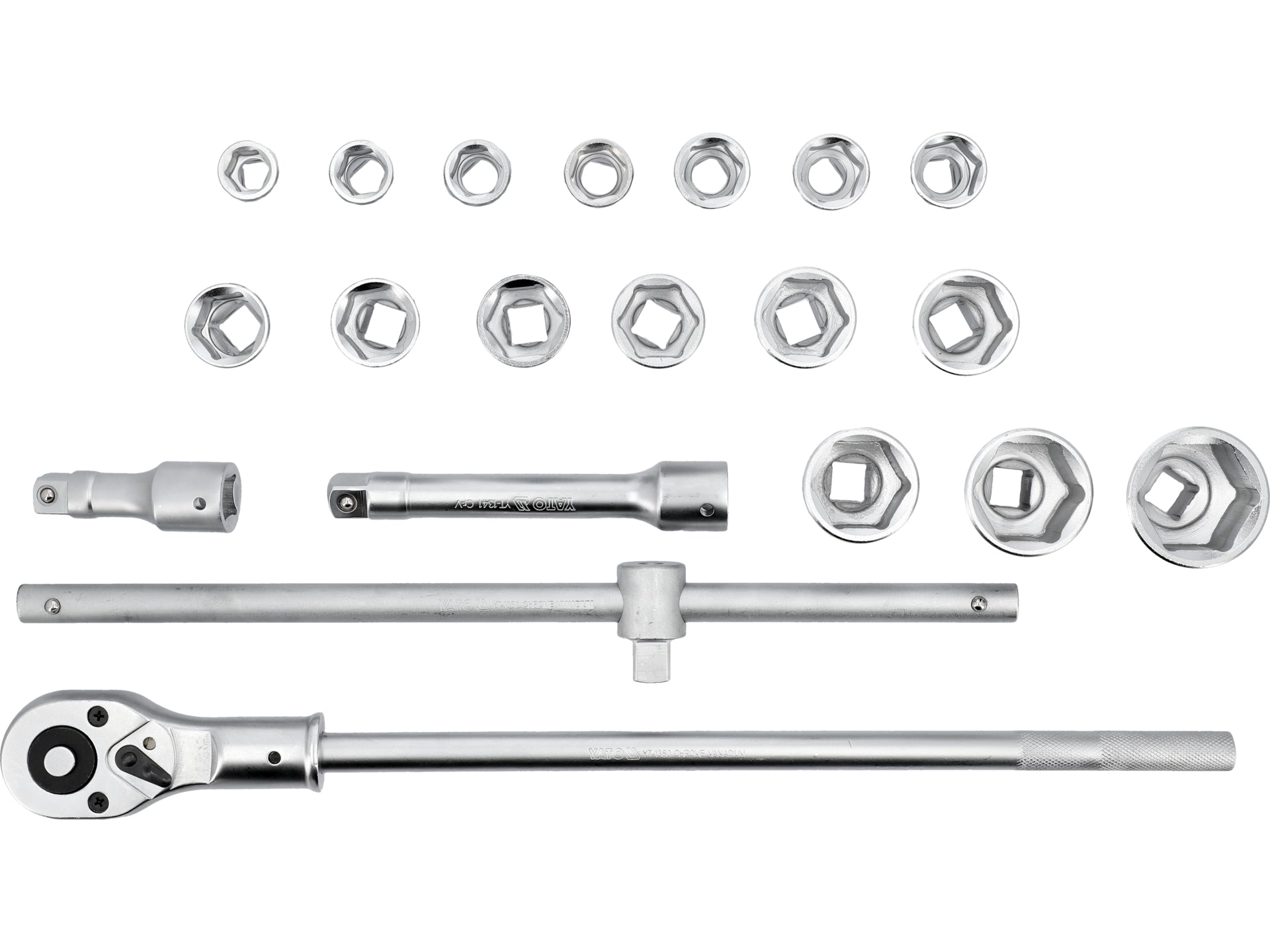 SET CHEI TUBULARE HEXAGONALE 3/4'', 21 BUC