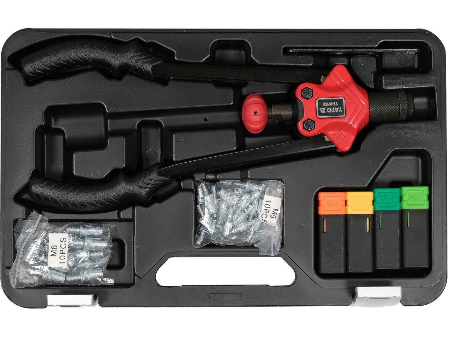 SET CLESTE ȘURUBURI NITUIBILE M4-M8, 46 BUC