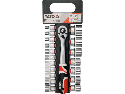 TRUSA CHEI TUBULARE+ANTRENOR ,1/2'', 19 PIESE