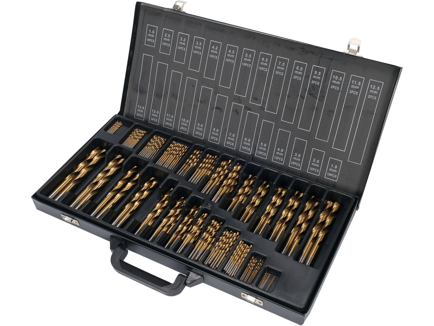 SET BURGHIE PENTRU METAL, 190BUC, 1-13MM