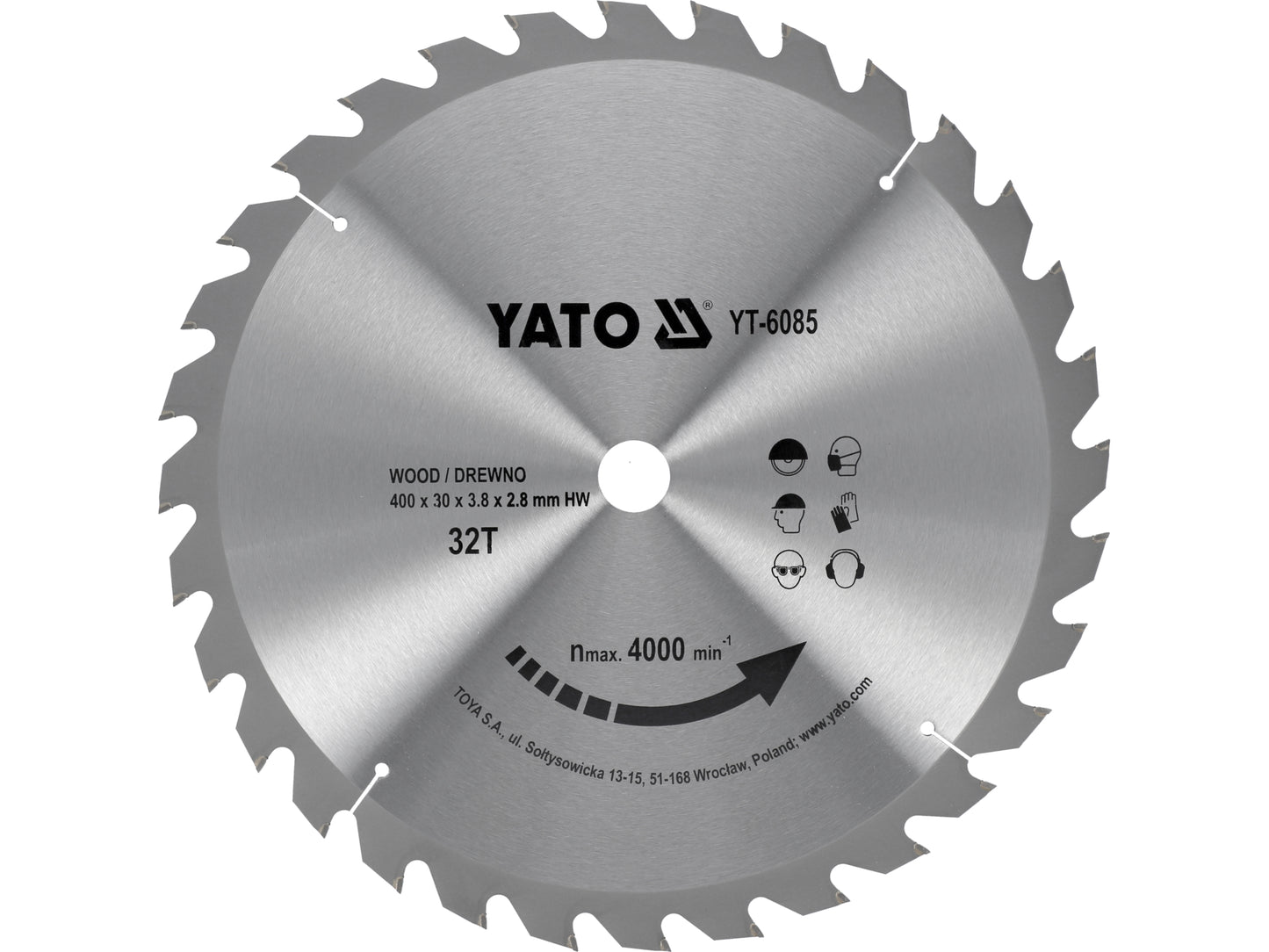 PANZA FIERASTRAU CIRCULAR PENTRU LEMN 400X32X30MM