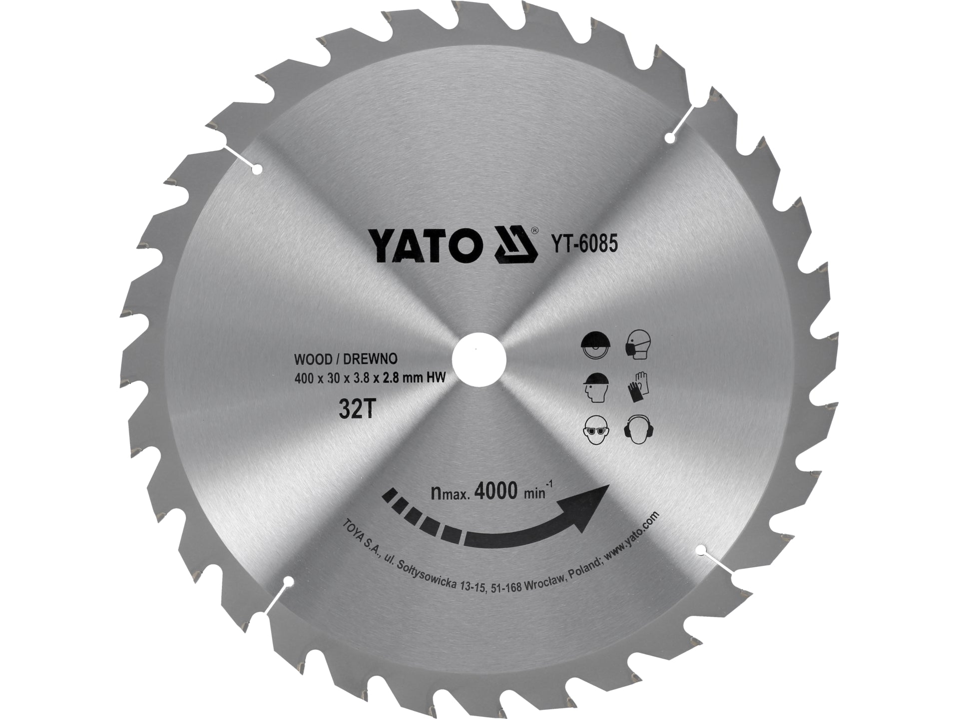 PANZA FIERASTRAU CIRCULAR PENTRU LEMN 400X32X30MM