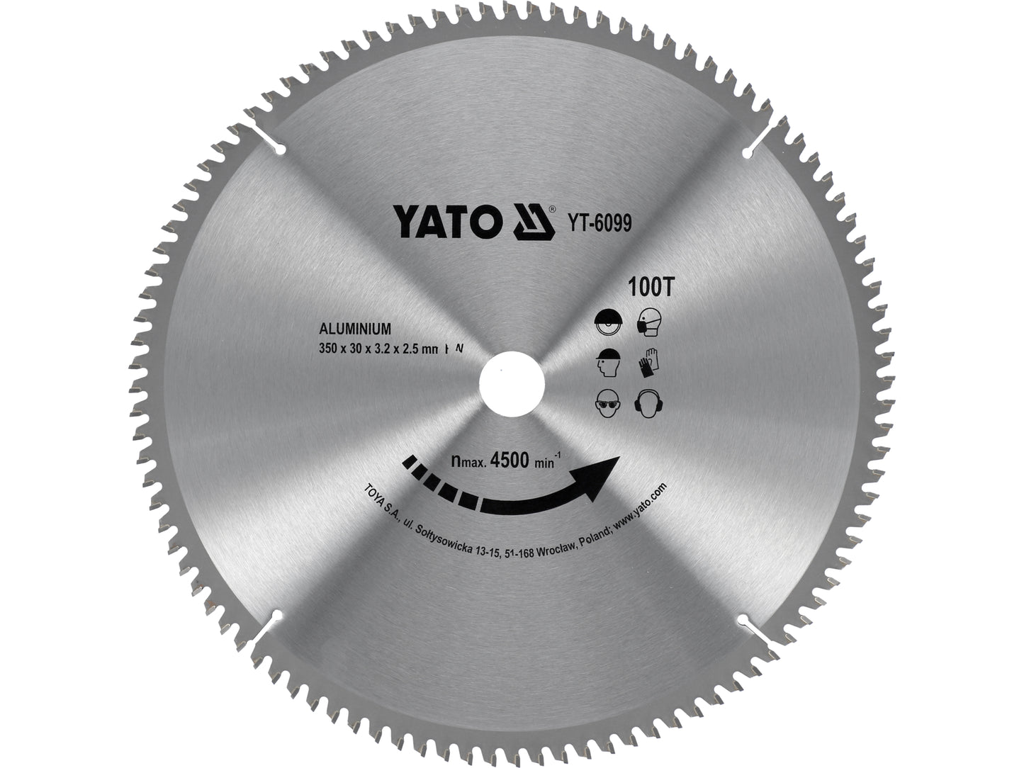 DISC FIERASTRAU CIRCULAR PENTRU ALUMINIU 350X30X100MM
