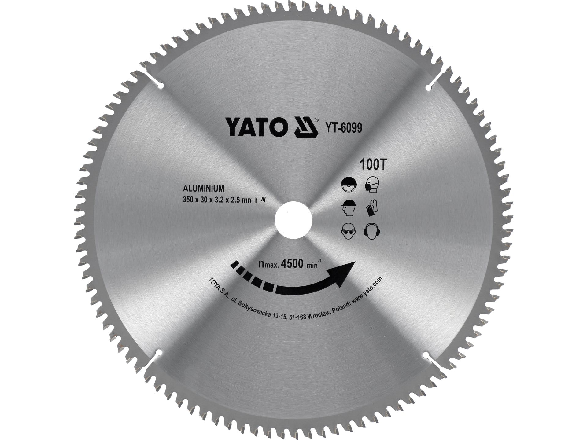 DISC FIERASTRAU CIRCULAR PENTRU ALUMINIU 350X30X100MM