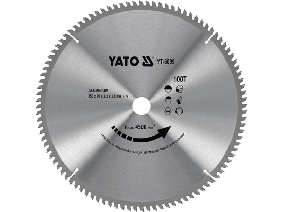 DISC FIERASTRAU CIRCULAR PENTRU ALUMINIU 350X30X100MM