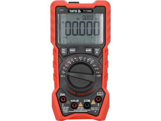 MULTIMETRU DIGITAL RMS, AFISAJ LCD 25000