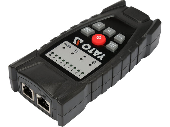 LOCALIZATOR ȘI TESTER PENTRU VERIFICAREA CABLURILOR DE REȚEA RJ11 RJ45, REZISTENT LA INTERFERENȚE
