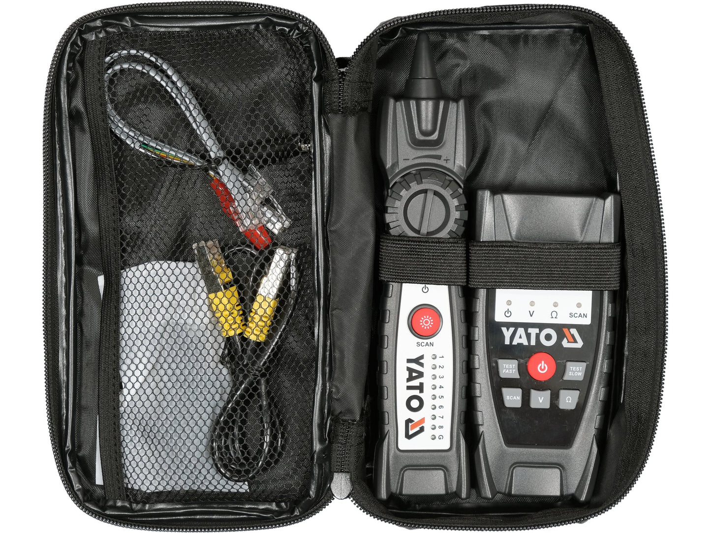 LOCALIZATOR ȘI TESTER PENTRU VERIFICAREA CABLURILOR DE REȚEA RJ11 RJ45, REZISTENT LA INTERFERENȚE