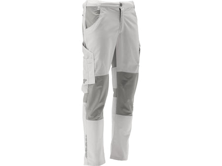 PANTALON DE LUCRU STRETCH. ALB S