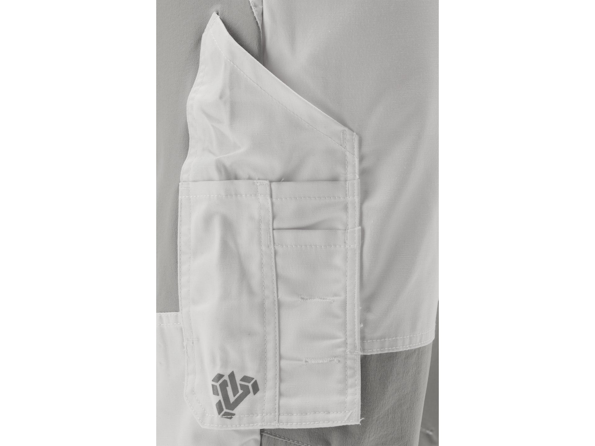 PANTALON DE LUCRU STRETCH. ALB S