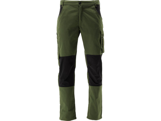 PANTALON DE LUCRU STRETCH. VERDE 2XL