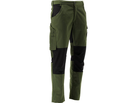 PANTALON DE LUCRU STRETCH. VERDE 2XL
