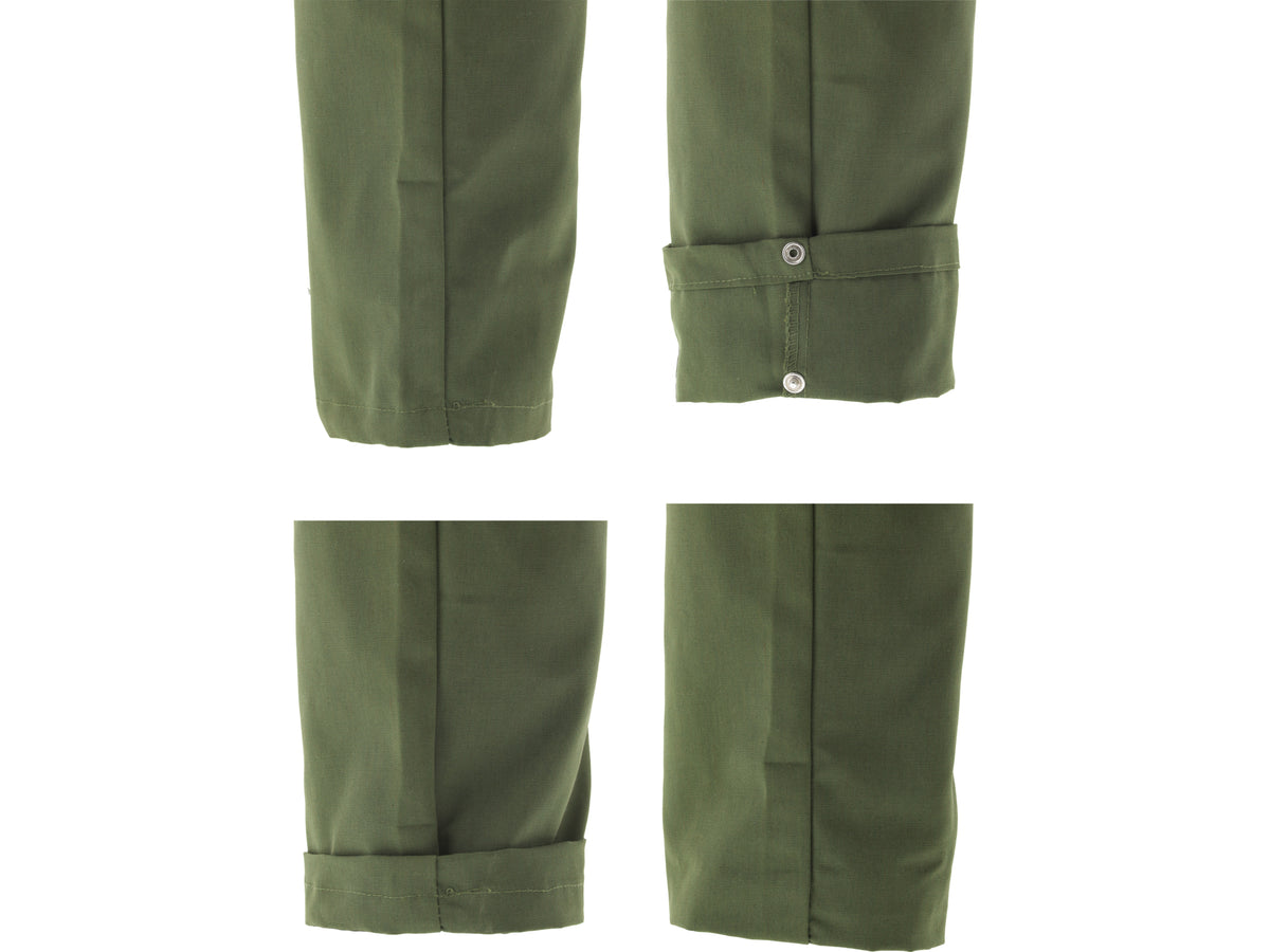 PANTALON DE LUCRU STRETCH. VERDE 2XL