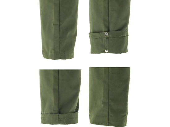 PANTALON DE LUCRU STRETCH. VERDE 2XL