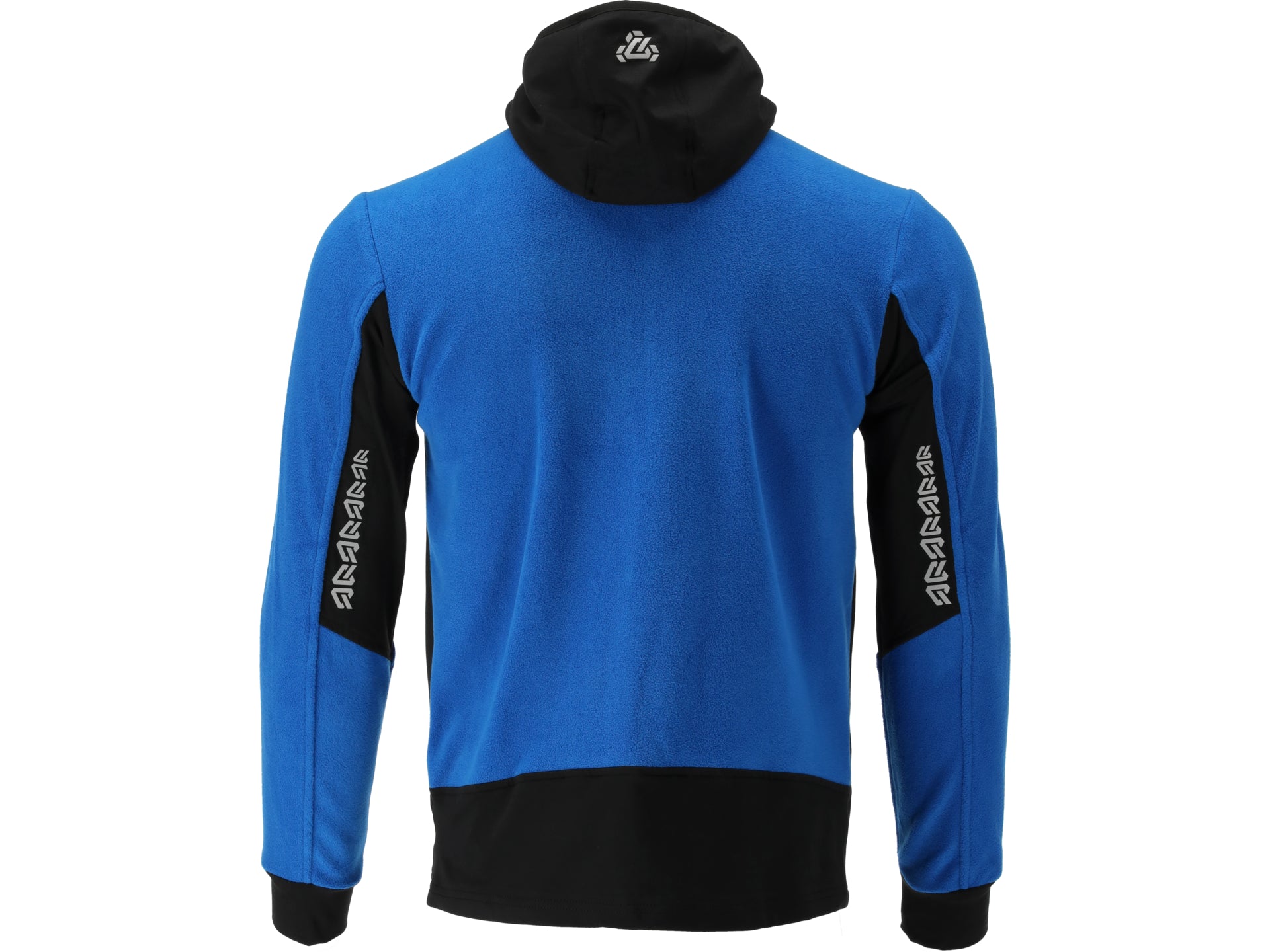 JACHETA FLEECE CU GLUGA SARNA ALBASTRA M