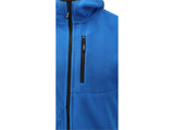 JACHETA FLEECE CU GLUGA SARNA ALBASTRA L