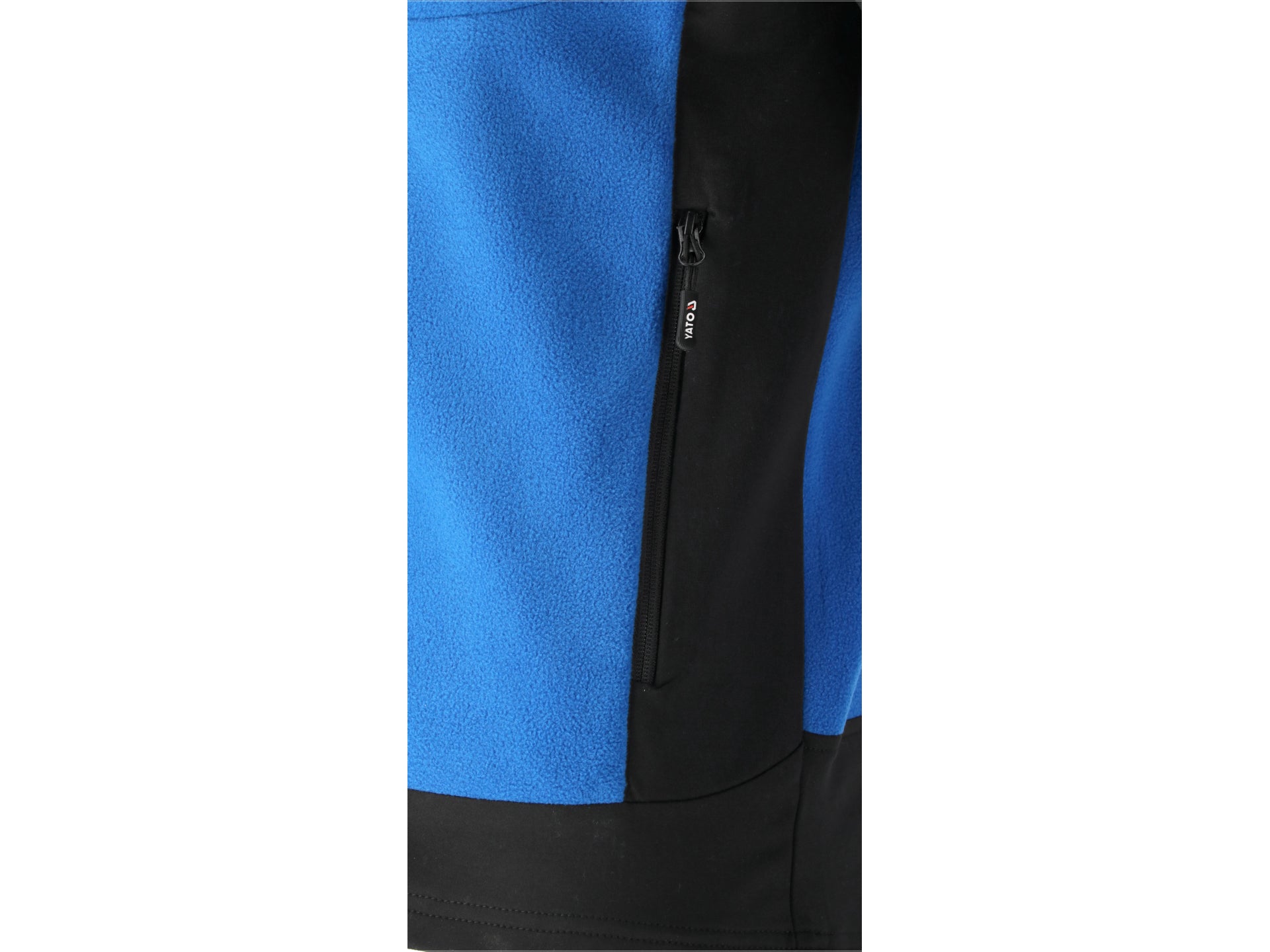 JACHETA FLEECE CU GLUGA SARNA ALBASTRA M