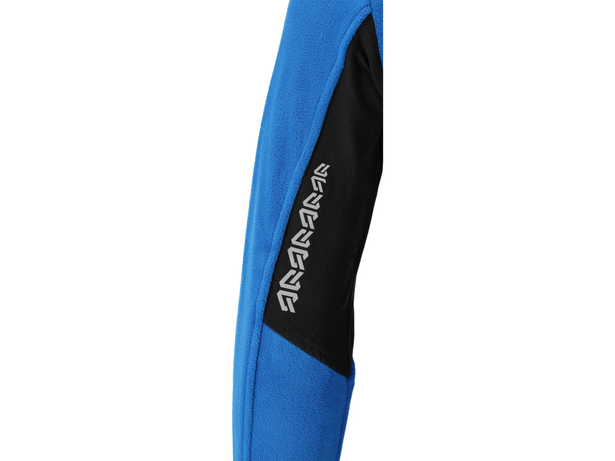 JACHETA FLEECE CU GLUGA SARNA ALBASTRA L