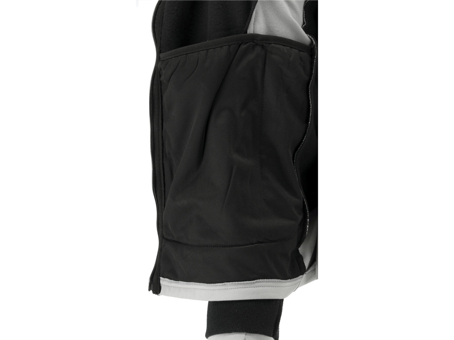 JACHETA FLEECE CU GLUGA SARNA NEAGRU M