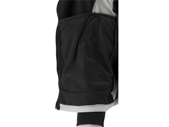 JACHETA FLEECE CU GLUGA SARNA NEAGRU 3XL