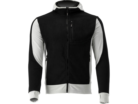JACHETA FLEECE CU GLUGA SARNA NEAGRU 3XL