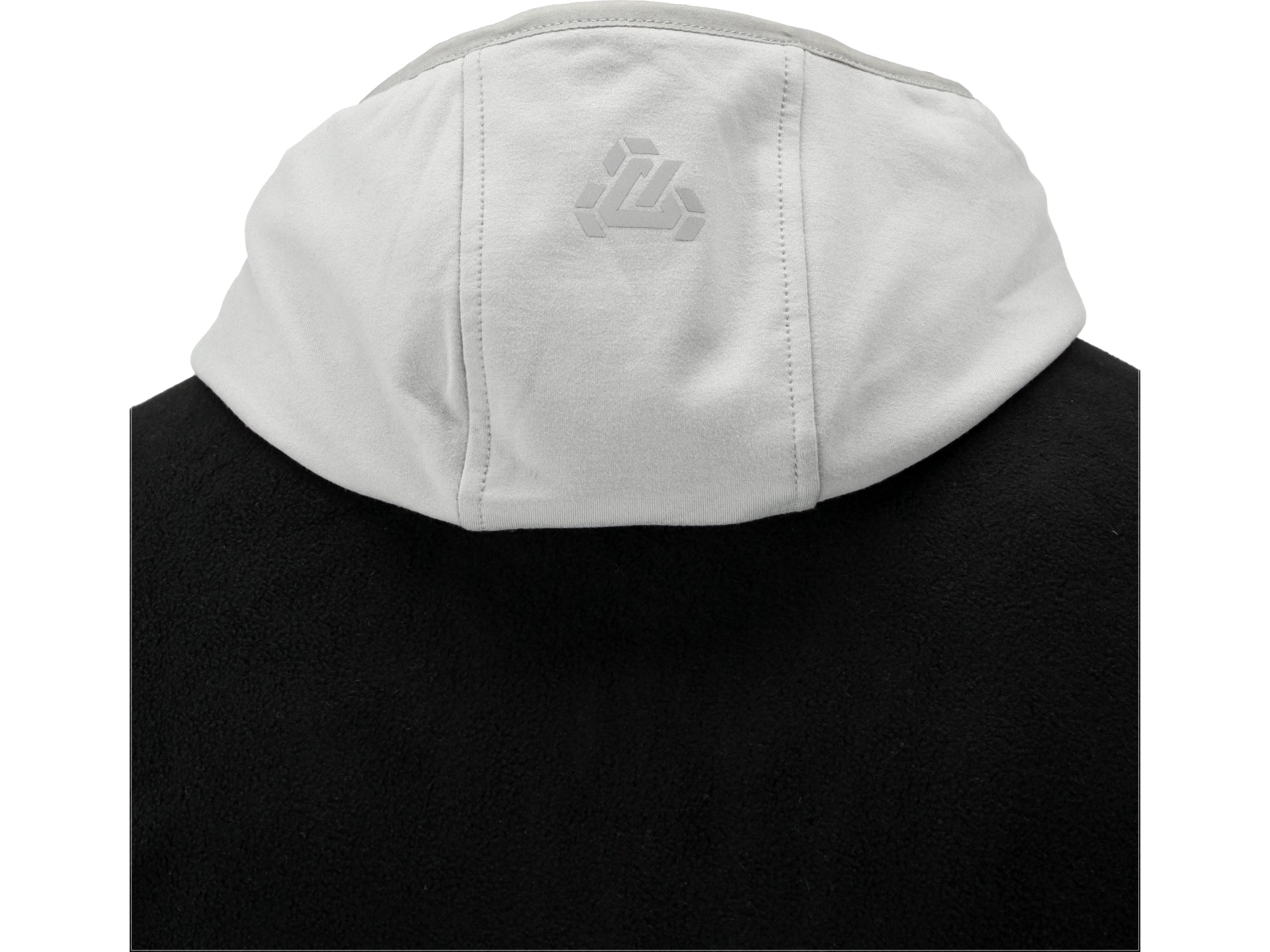 JACHETA FLEECE CU GLUGA SARNA NEAGRU 3XL
