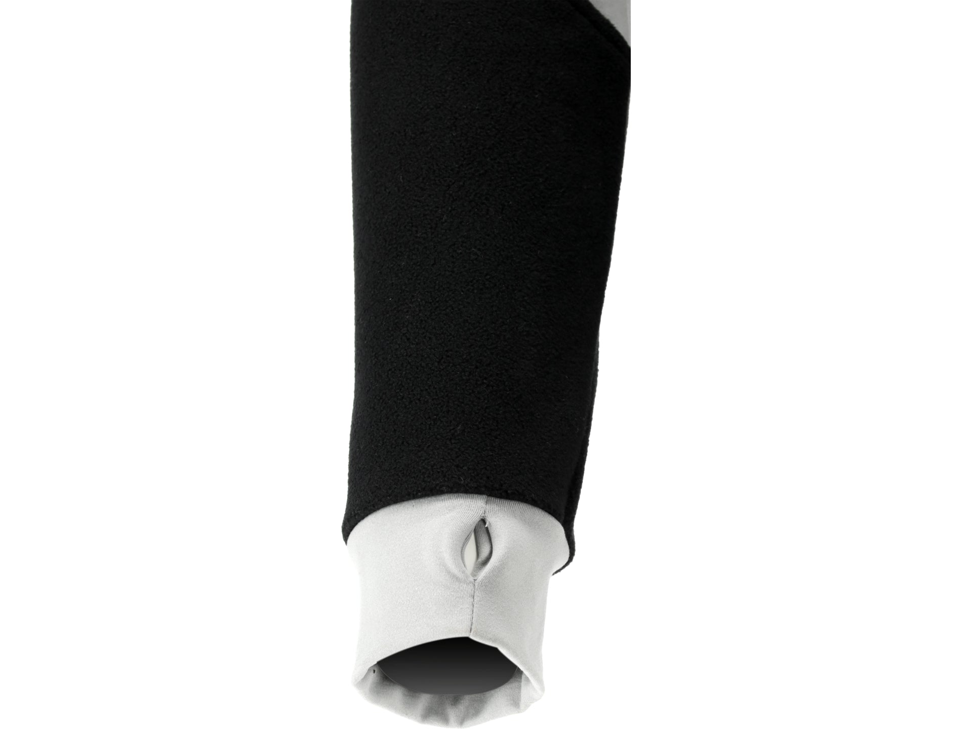 JACHETA FLEECE CU GLUGA SARNA NEAGRU 2XL