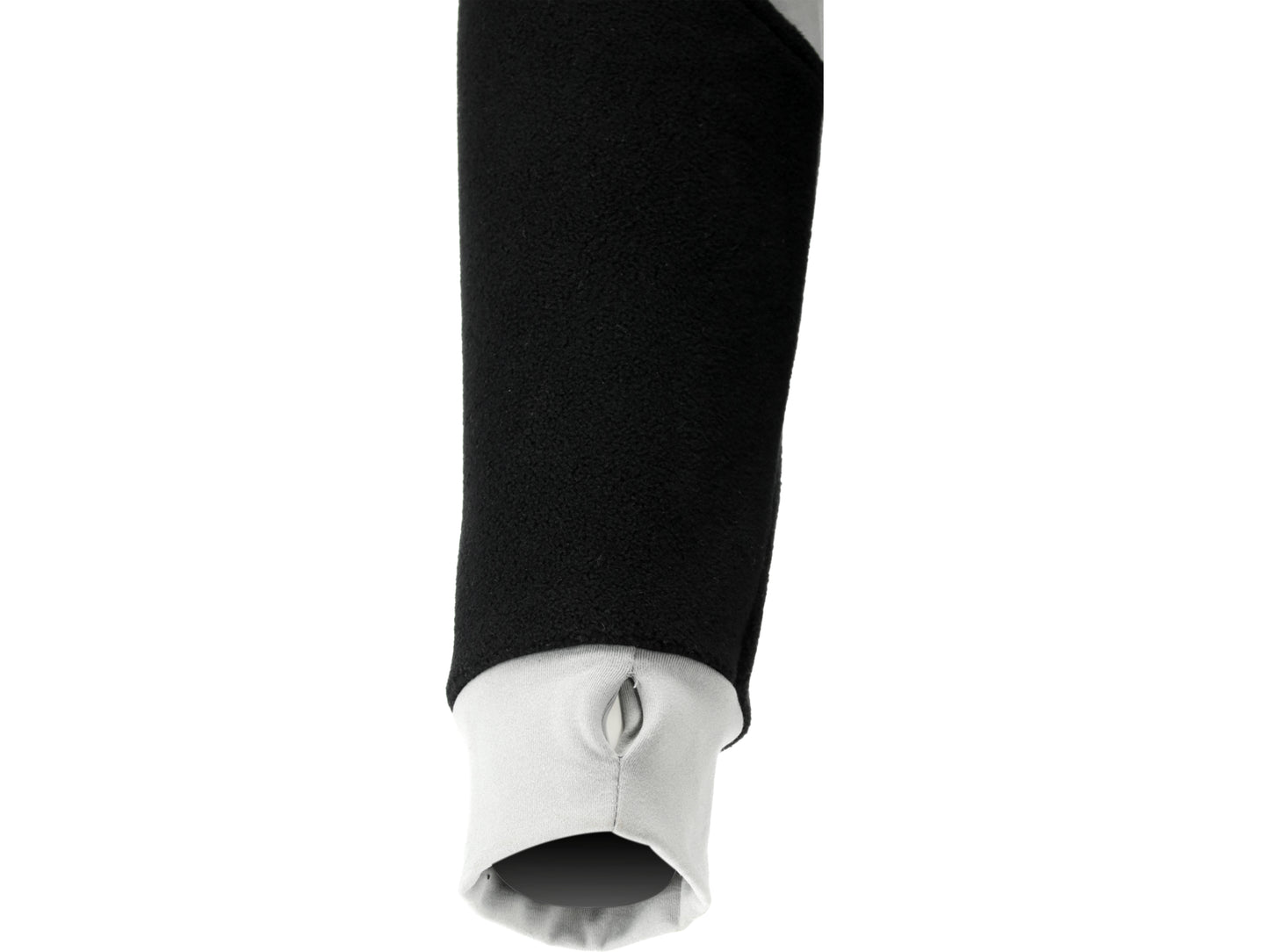 JACHETA FLEECE CU GLUGA SARNA NEAGRU 3XL