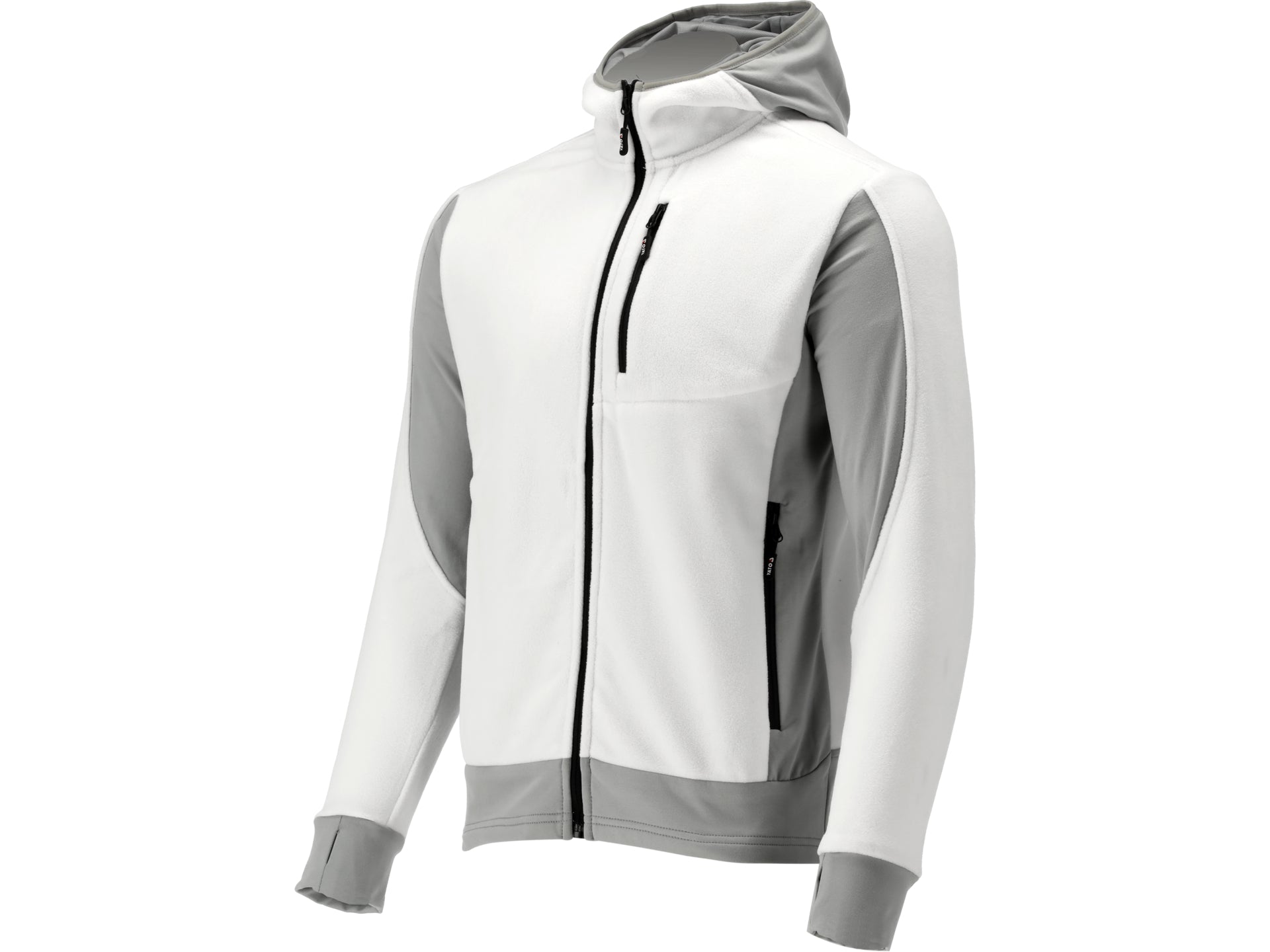 JACHETA FLEECE CU GLUGA SARNA ALBA 3XL