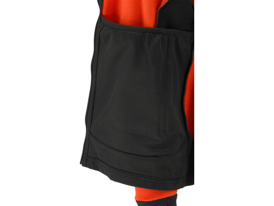JACHETA FLEECE CU GLUGA SARNA ROSIE XL