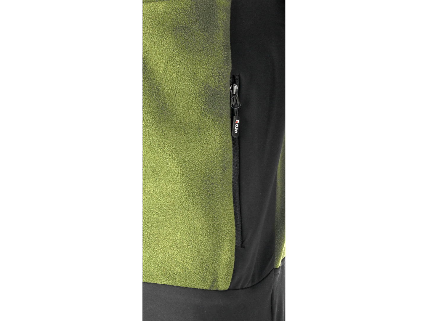 JACHETA FLEECE CU GLUGA SARNA VERDE 2XL