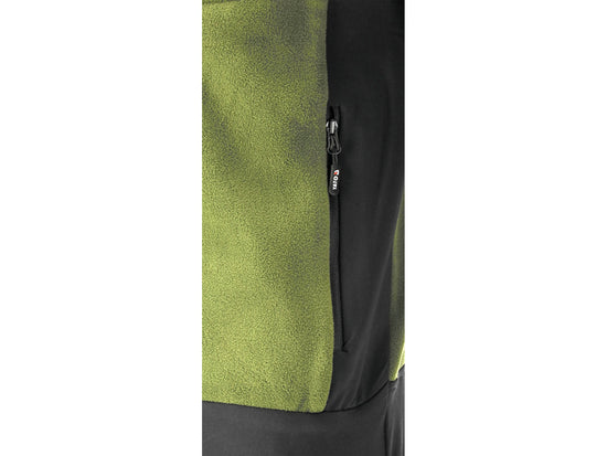 JACHETA FLEECE CU GLUGA SARNA VERDE XL