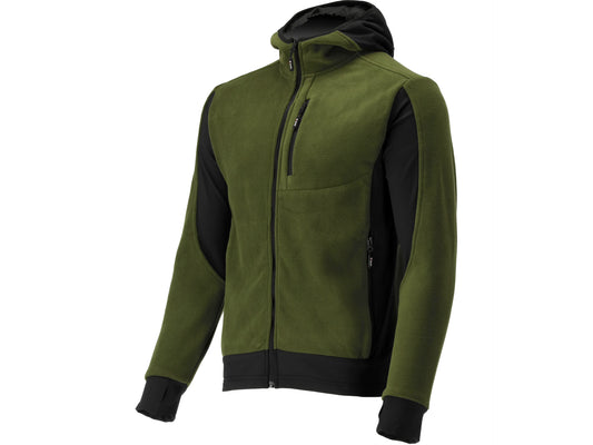 JACHETA FLEECE CU GLUGA SARNA VERDE XL