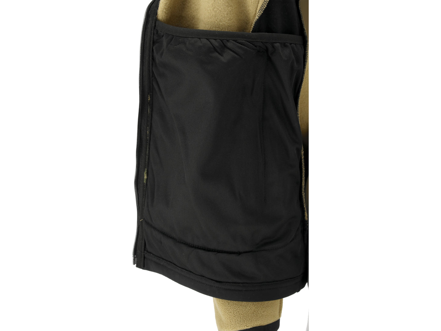 JACHETA FLEECE CU GLUGA SARNA KAKI L