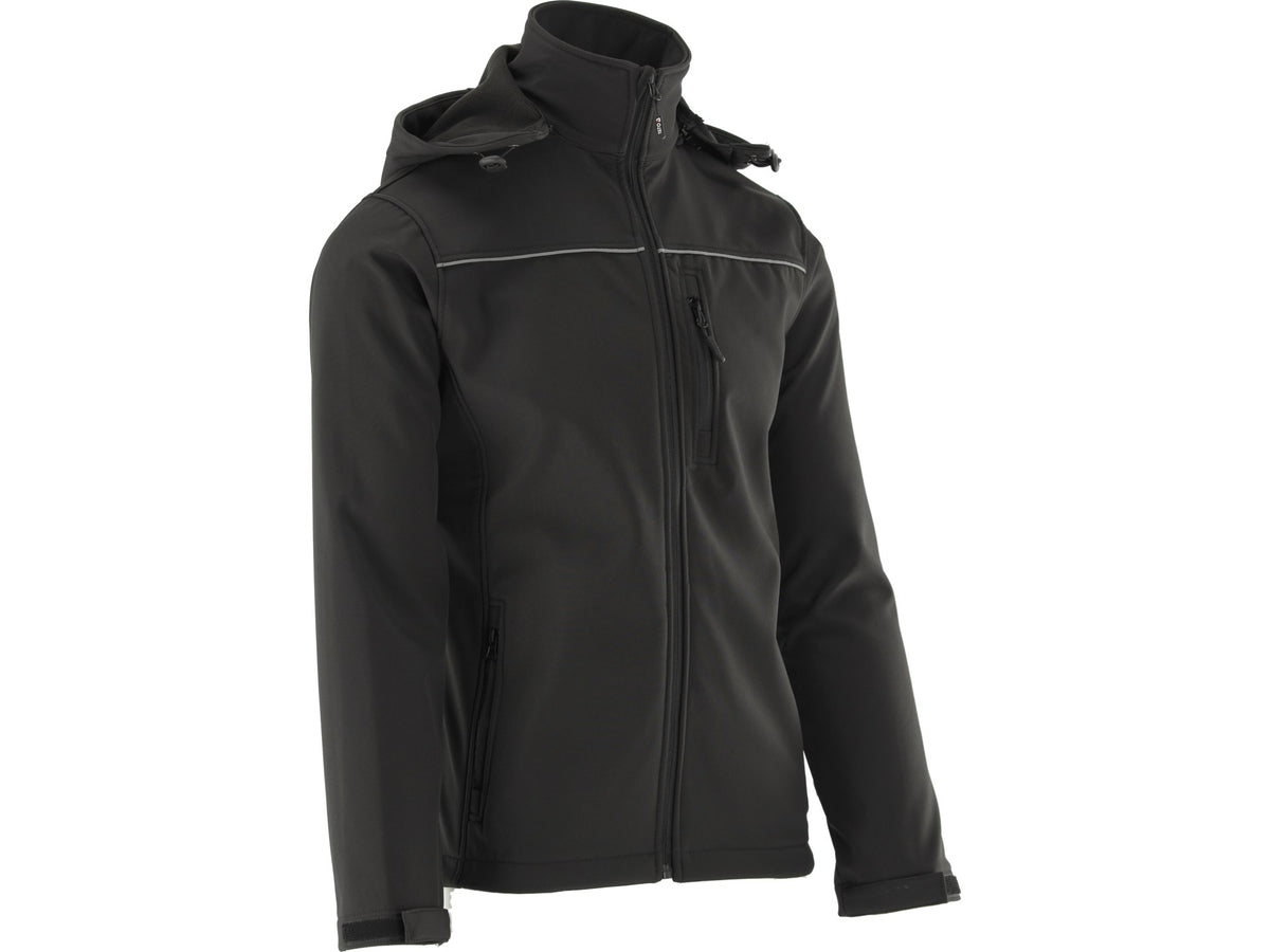 JACHETĂ CU GLUGĂ, SOFTSHELL, M