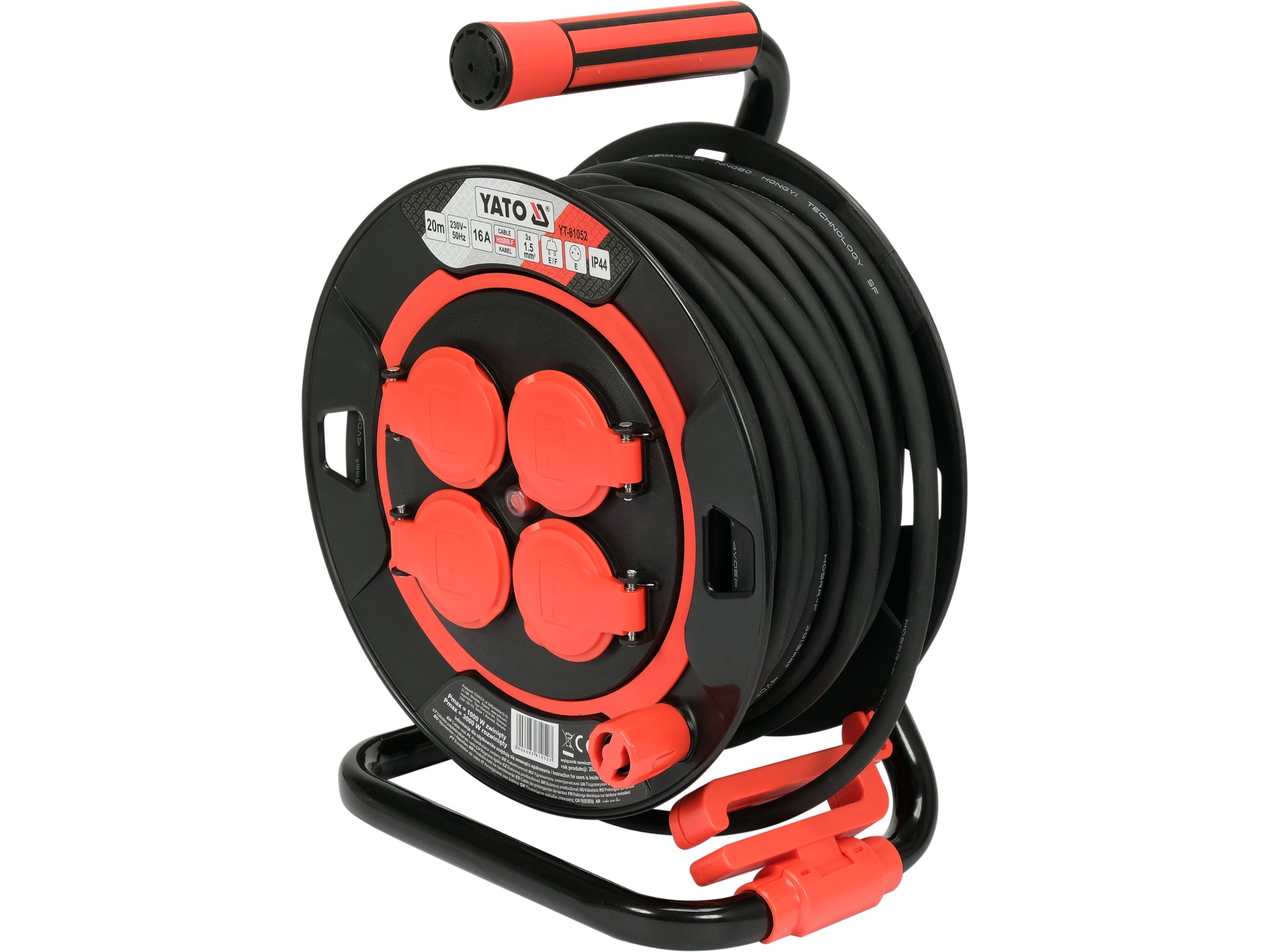 PRELUNGITOR PE TAMBUR 20M, 16A, IP 44