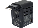 Adaptor de calatorie YATO YT-81303, mufe retractabile