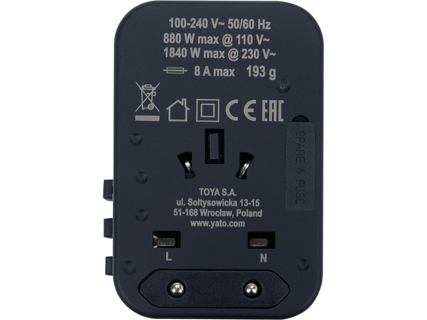 ADAPTATOR CĂLĂTORIE UNIV.USB-C 65W