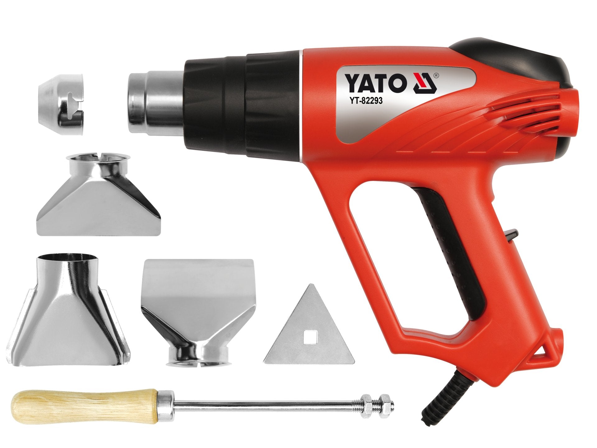 PISTOL AER CALD CU TERMOSTAT DIGITAL + ACCESORII